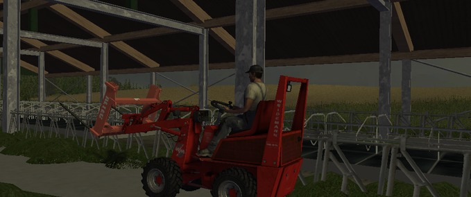 Frontlader weideman ballen gabel Landwirtschafts Simulator mod