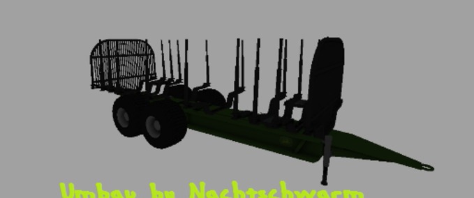 Ladewagen Baumstamm Trailer Landwirtschafts Simulator mod