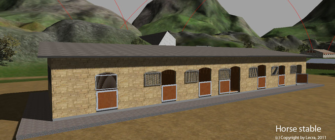 Gebäude Pferdestall Landwirtschafts Simulator mod