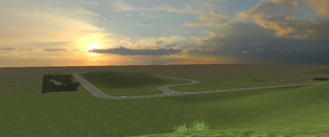 Maps Straßennetz mit angepasstem Terrain Landwirtschafts Simulator mod
