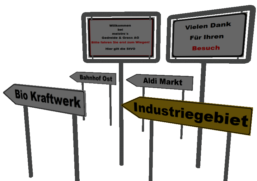 Signposts set - Thumbnail 1
