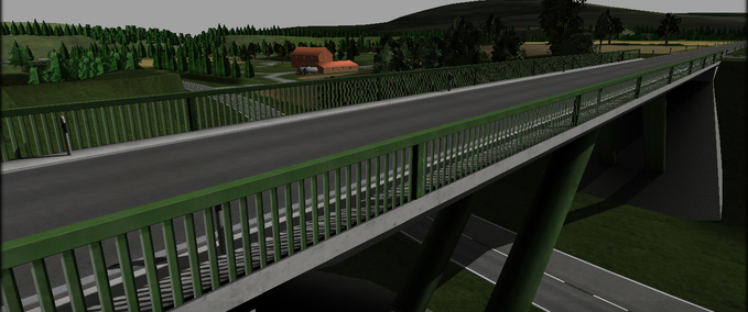 Objekte Grüne Brücke für eine Map Landwirtschafts Simulator mod