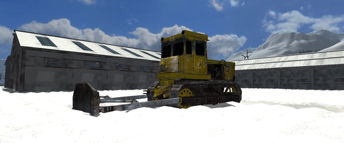 Oldtimer Buldozer-T130 Landwirtschafts Simulator mod