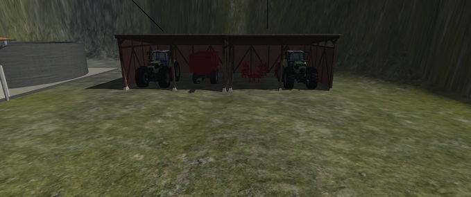 Gebäude 2 Fachwerkhallen Landwirtschafts Simulator mod