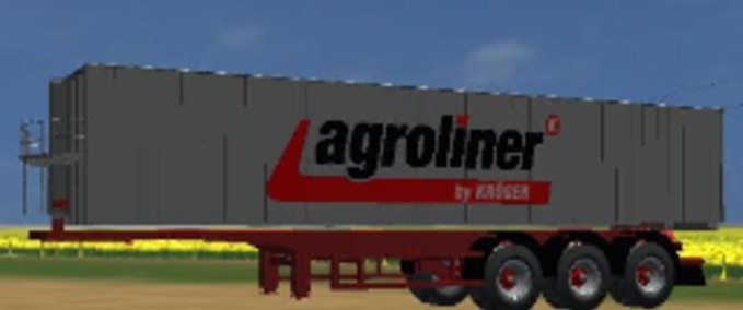 Auflieger Kroeger Agroliner Multiplane+Dolly Landwirtschafts Simulator mod