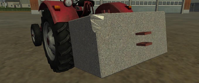 Gewichte Eigenbau Betongewicht Landwirtschafts Simulator mod