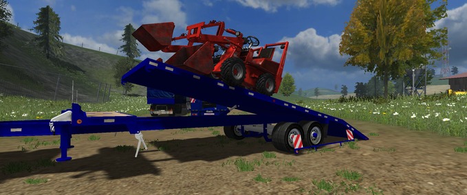 Sonstige Anhänger THW Transportanhänger Landwirtschafts Simulator mod