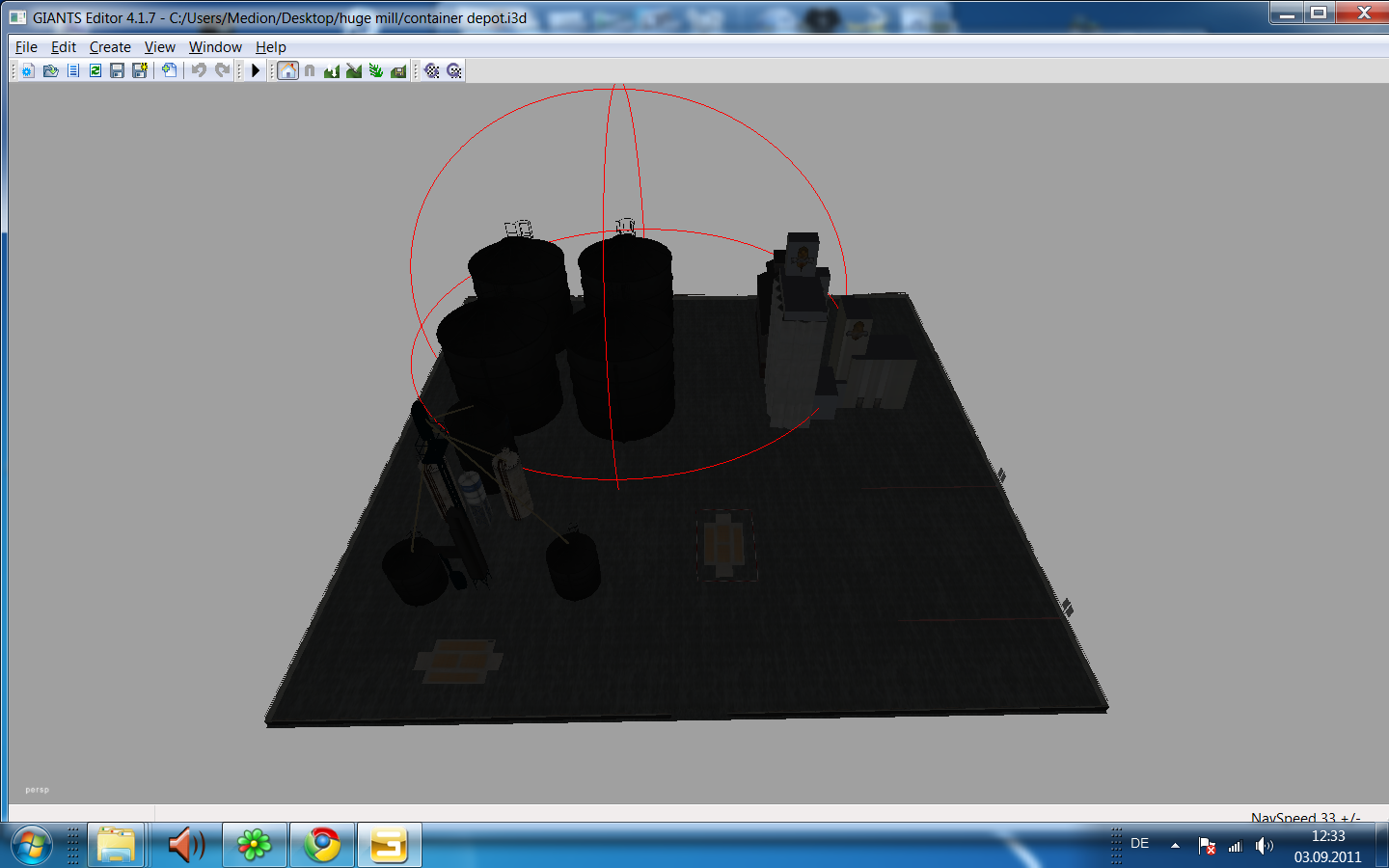 Huge Mill /container yard / silos - Thumbnail 1