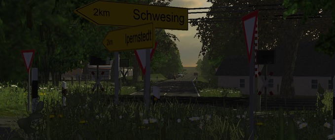Maps Schwesing Bahnhof Landwirtschafts Simulator mod