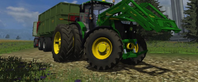 7000er John Deere 7820 mit Fl Landwirtschafts Simulator mod