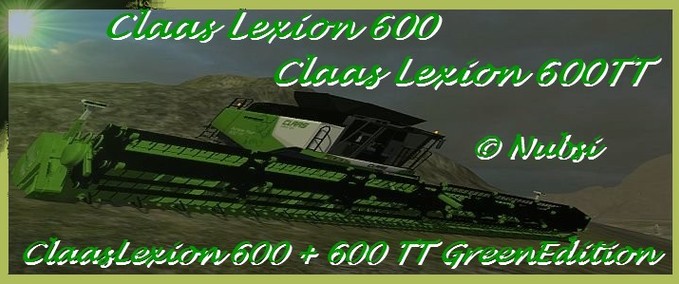 Lexion Nubsi´s Claas Lexion 600 + 600 TT EuropaTour Serie Landwirtschafts Simulator mod