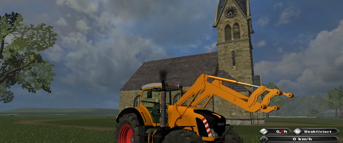 Vario 900er Fendt 936 with municipal ORANGE FL Farming Simulator mod