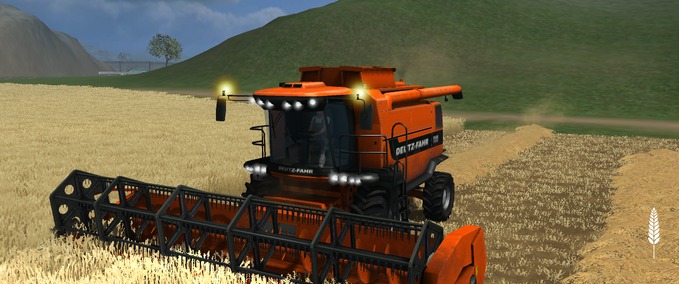 Deutz Fahr Deutz 7545 naranja Landwirtschafts Simulator mod