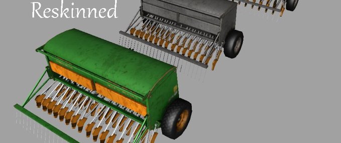 Saattechnik Lizard Sämaschine Reskin Landwirtschafts Simulator mod