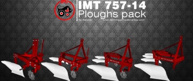 Pflüge IMT 757-14 ploughs pack Landwirtschafts Simulator mod