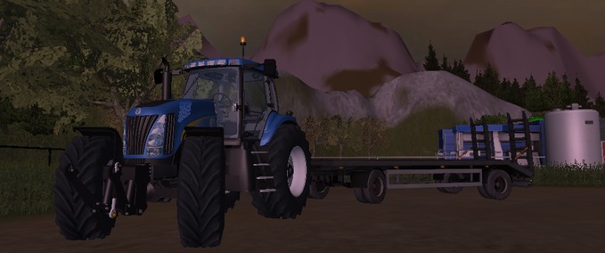 Other trailers Low loader Farming Simulator mod