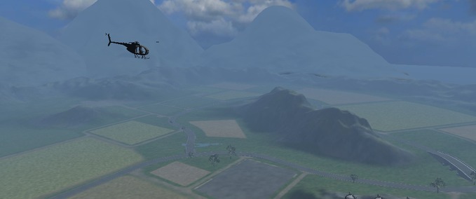 Objekte Animierter Helikopter Landwirtschafts Simulator mod