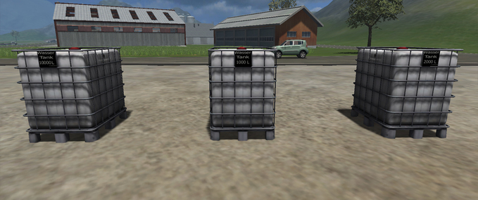 Sonstige Anbaugeräte WasserTank Pack Landwirtschafts Simulator mod