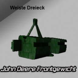 John Deere Gewicht für Weiste Dreieck - Thumbnail 1