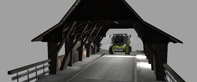 Objekte Brücke mit Dach Landwirtschafts Simulator mod