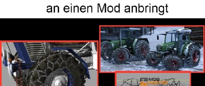 TUT snow chains attached to a Mod Mod Image