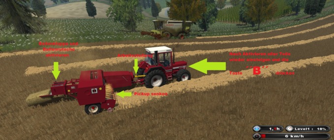 Pressen IHC Presse Landwirtschafts Simulator mod