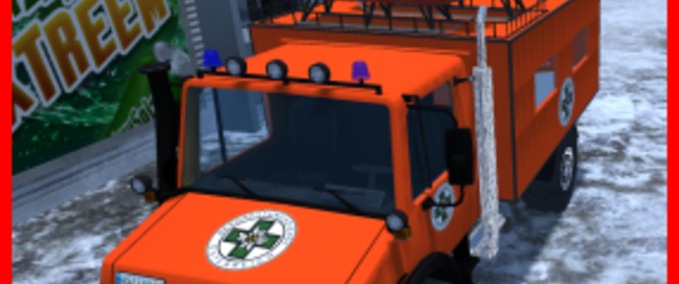 Sonstiges Unimog Bergrettung (Personen-Transport) Skiregion Simulator mod