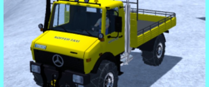 Sonstiges Unimog Koffer Taxi (Transport Missionen) Skiregion Simulator mod