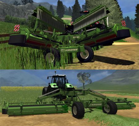 Krone GXT 381 & Krone CM 305 F Frontmower v2 - Thumbnail 1