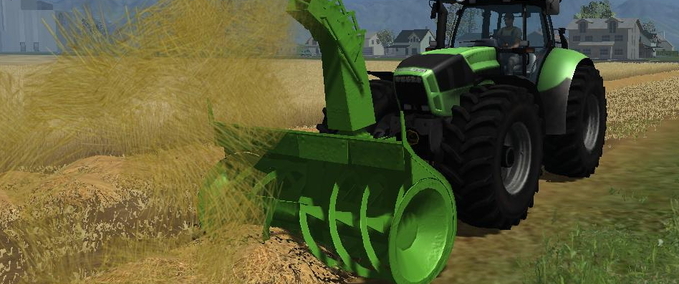 Sonstige Anbaugeräte Straw Chopper Deutz Landwirtschafts Simulator mod