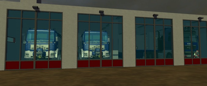 Gebäude mit Funktion Feuerwehr  Landwirtschafts Simulator mod