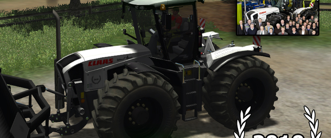 Claas Xerion 3800VC White Edition Mod Image
