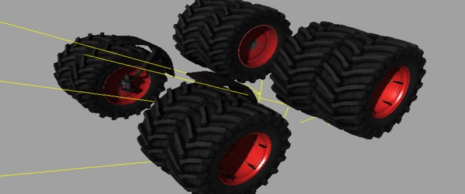 Objekte fendt Reifen mit twin Reifen Landwirtschafts Simulator mod