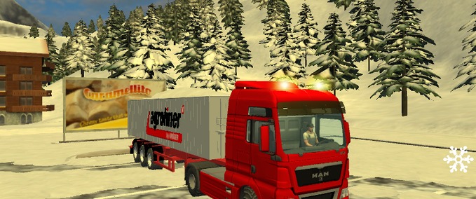 Sonstiges MAN TGX V8+KroegerAuflieger&Dolly Skiregion Simulator mod