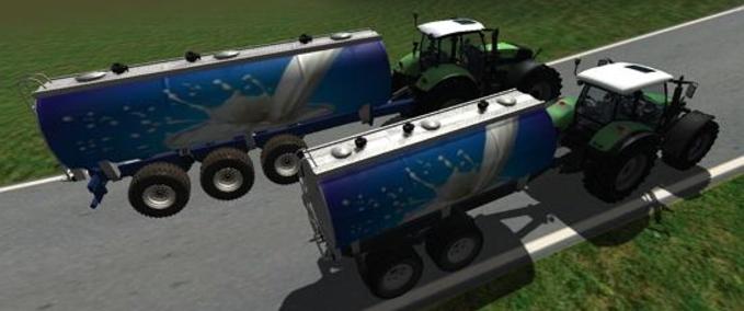 Sonstige Anhänger Milk Trailer Pack Landwirtschafts Simulator mod