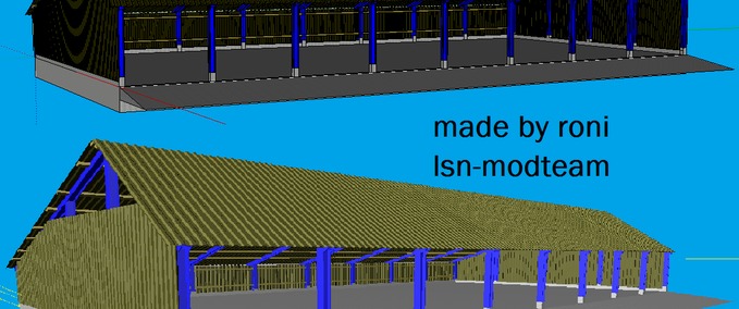 Gebäude Maschinen-Schuppen Landwirtschafts Simulator mod