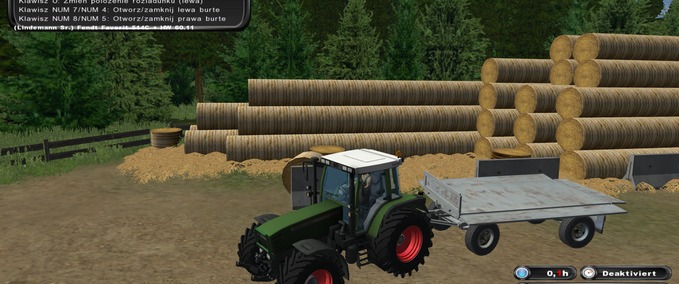 Ballentransport hw 60 ballen trailer Landwirtschafts Simulator mod