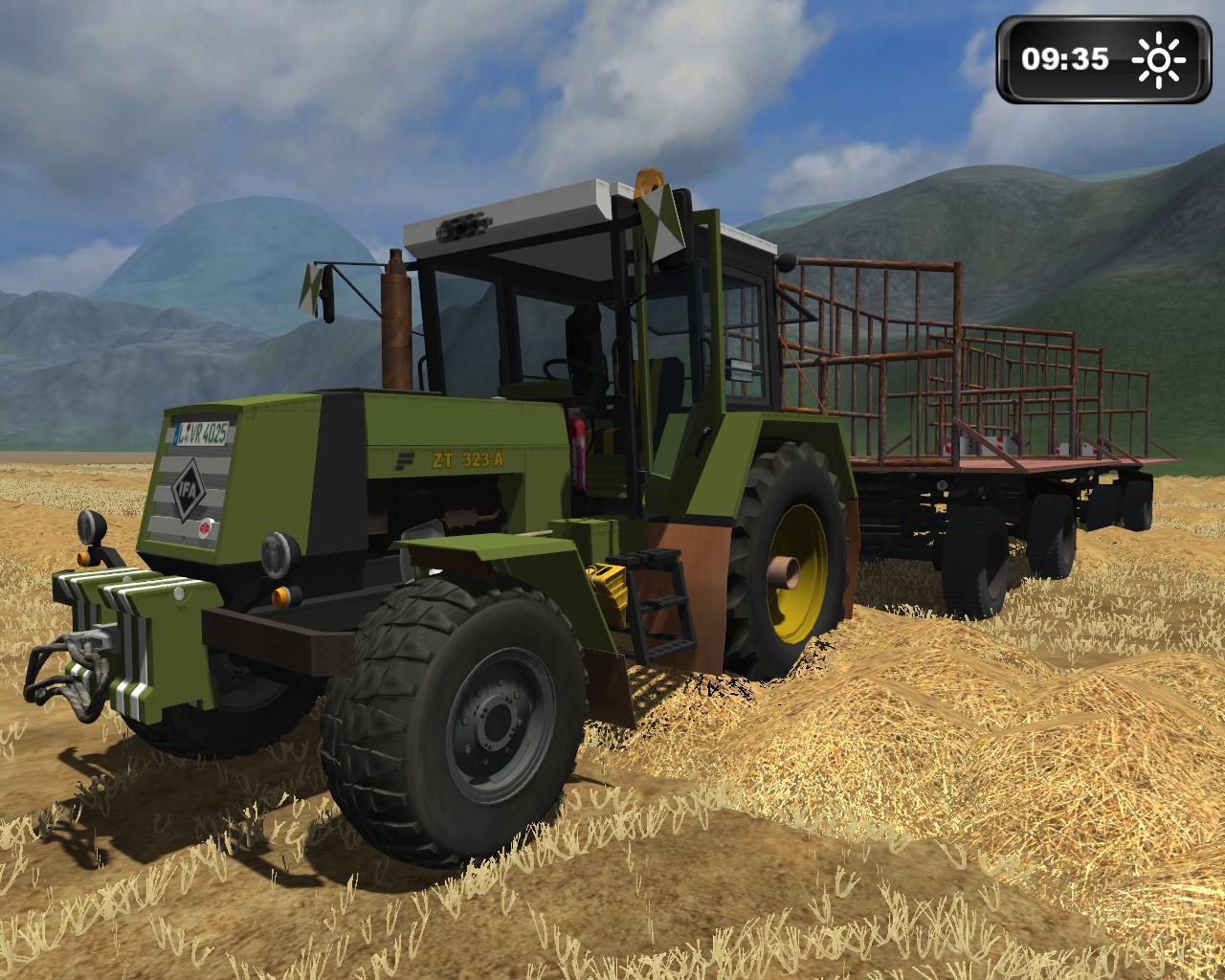 hw 60 bale trailer - Thumbnail 1