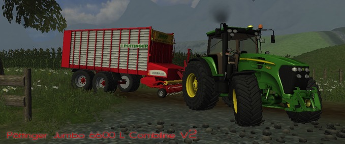 Ladewagen Pöttinger Jumbo 6600 L Combiline  Landwirtschafts Simulator mod