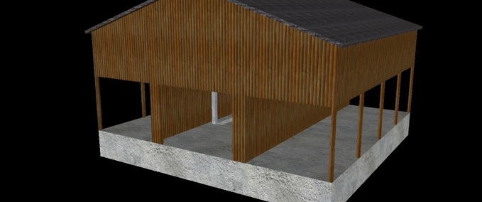 Gebäude mit Funktion Small Animated Bale Destroyer Barn Landwirtschafts Simulator mod