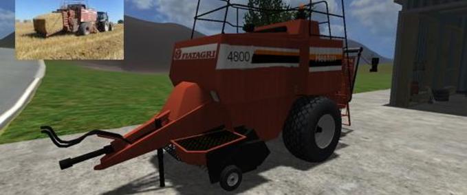 Pressen Hesston Fiatagri 4800 Landwirtschafts Simulator mod