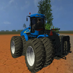 New Holland T9060 mit Heckhydraulik - Thumbnail 1
