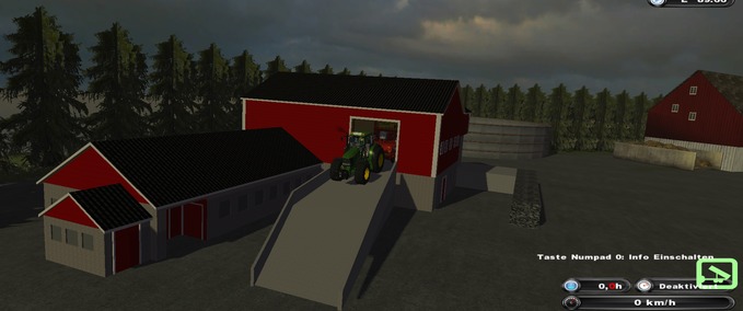 Gebäude Norwegian dairy barn Landwirtschafts Simulator mod