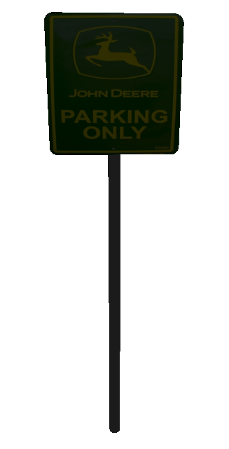 John Deere parking sign - Thumbnail 1
