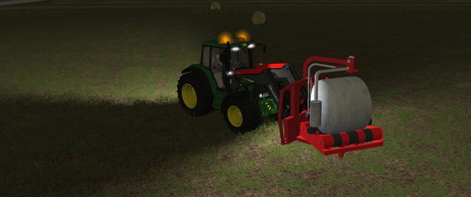 Gewichte Roundballe wrapper  Landwirtschafts Simulator mod
