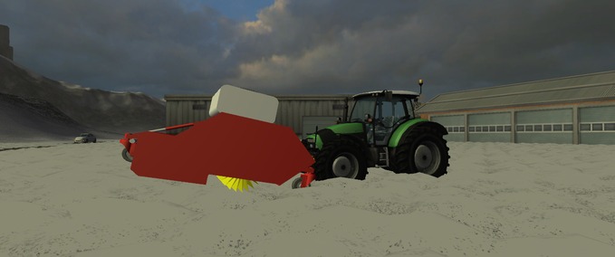 Sonstige Anbaugeräte Kehrmaschine für die winter map Landwirtschafts Simulator mod