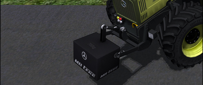 Gewichte MB-Trac Gewicht 700kg by Maxter Landwirtschafts Simulator mod