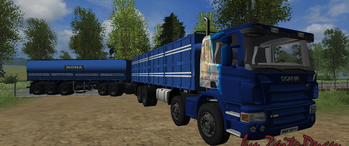 Scania Scania P420 8x4 Landwirtschafts Simulator mod