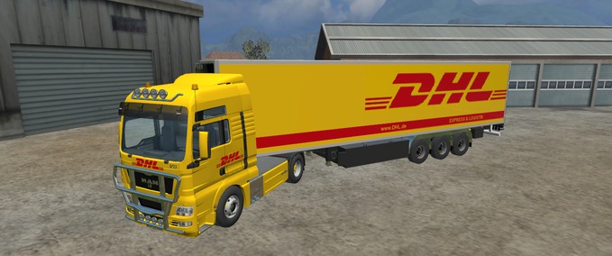 Mod Packs DHL Truck Trailer Pack Landwirtschafts Simulator mod