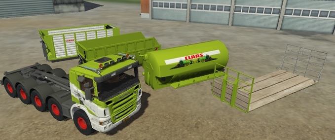 Scania Claas Scania 420  HKL 5 Pack. Landwirtschafts Simulator mod
